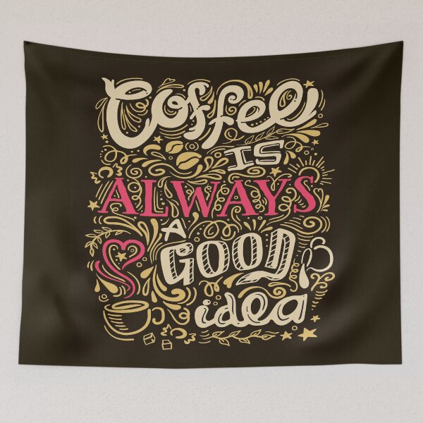 Item preview, Coffee Quote Lettering designed and sold by Peekonet.