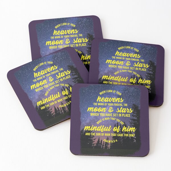 Item preview, Psalm 8:3-4 Summer Bible Verse designed and sold by garmentoffaith.