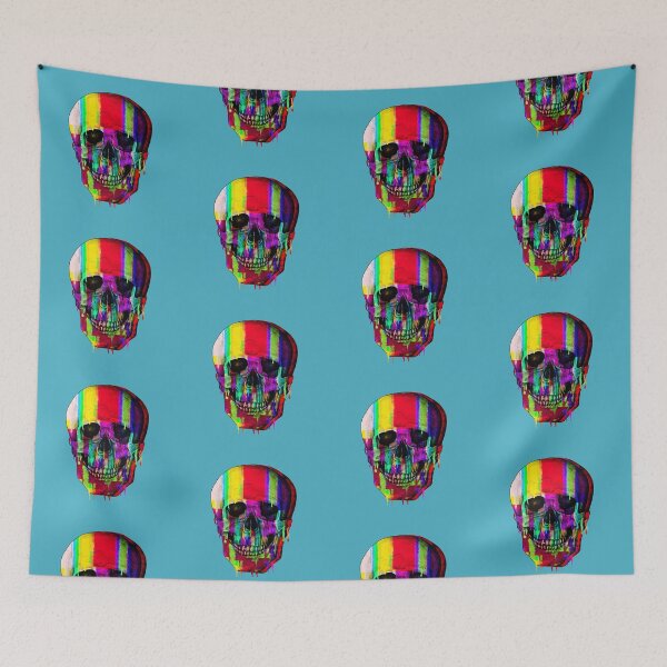 Item preview, Melt Glitch Skull designed and sold by EightWinds.