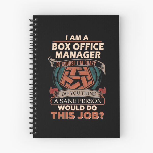 Aperçu de l'œuvre Box Office Manager T-shirt - T-shirt d'article cadeau pour personne saine créée et vendue par learkemili.