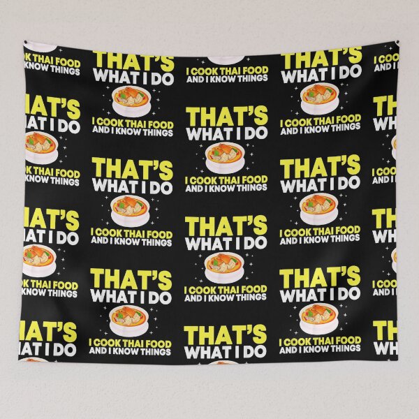 Item preview, Funny Thai Food Chef Saying Asian Food designed and sold by lydiamoranart.