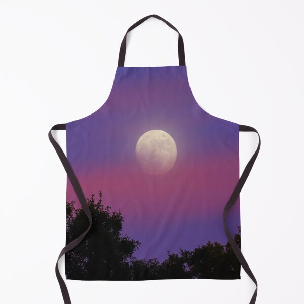 Item preview, Waxing Gibbous Moon And Pink Clouds designed and sold by JackieSparrow23.