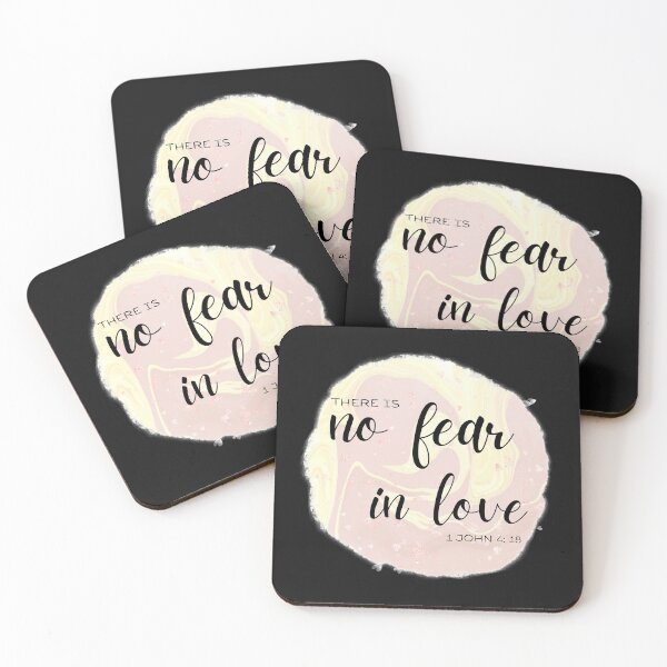 Item preview, There is No Fear In Love, bible verse, Christian design, scripture based designed and sold by Rahke.