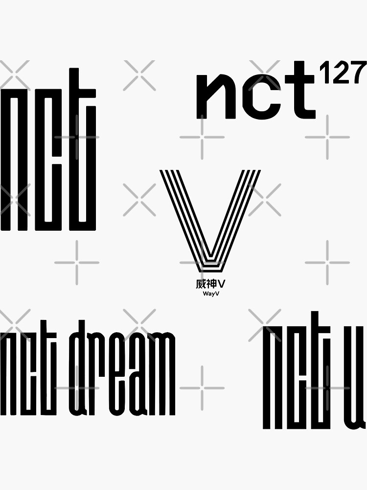 "NCT subunits sticker pack" Sticker for Sale by Alice222 | Redbubble