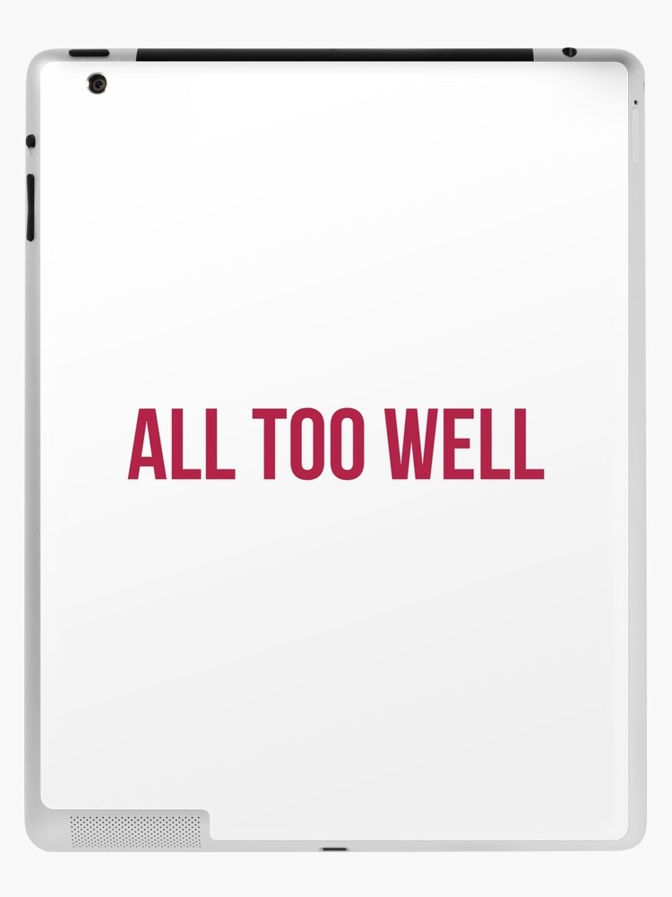All too well (10MV) - Taylor Swift REDREDRED | iPad Case & Skin