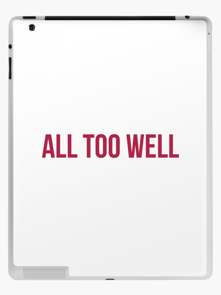 All too well (10MV) - Taylor Swift REDREDRED iPad Case & Skin by  nd-creates