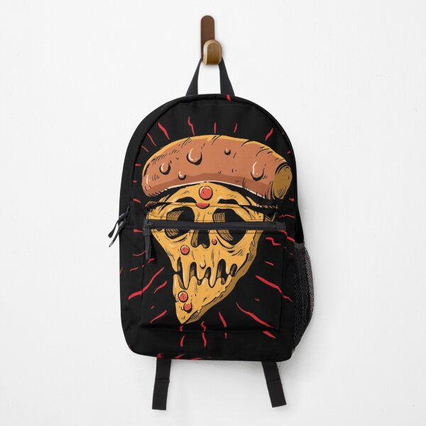 Artikelvorschau, Farbige Illustration Totenkopf Pizza entworfen und verkauft von Peekonet.