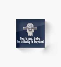 To Infinity & Beyond Acrylic Block