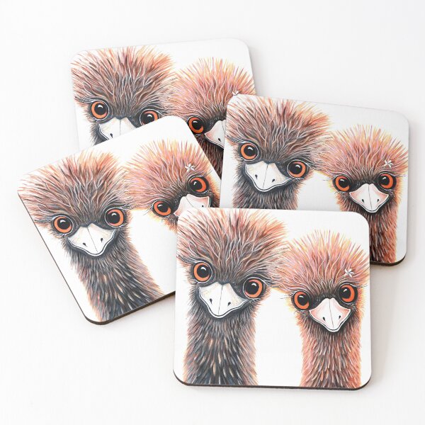 Item preview, Quirky Emu Duo designed and sold by Linda Callaghan.