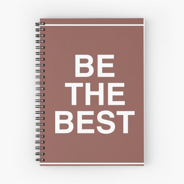 Item preview, Be The Best (White on Plum Brown/Mauve Background) designed and sold by austenrose.