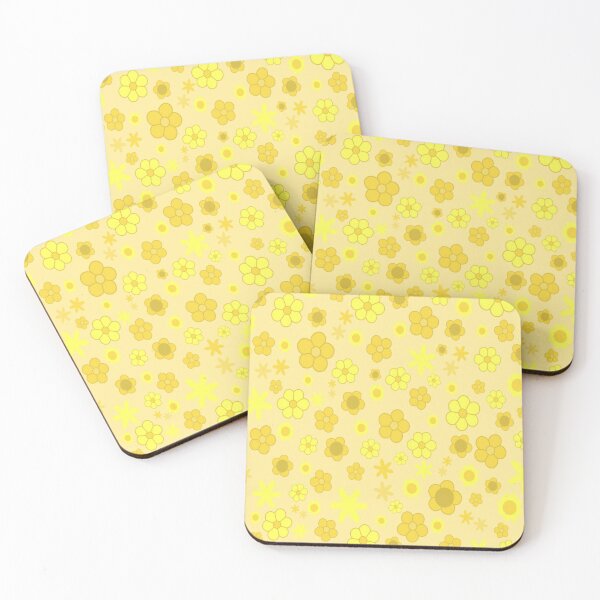 Item preview, Aesthetic Yellow Floral Pattern designed and sold by tellurica.