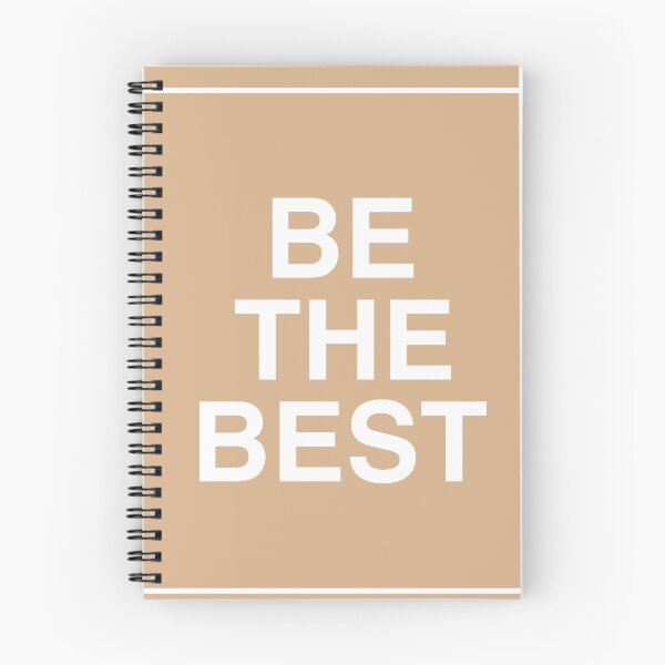 Item preview, Be The Best (White on Rose Gold/Soft Pink Background) designed and sold by austenrose.
