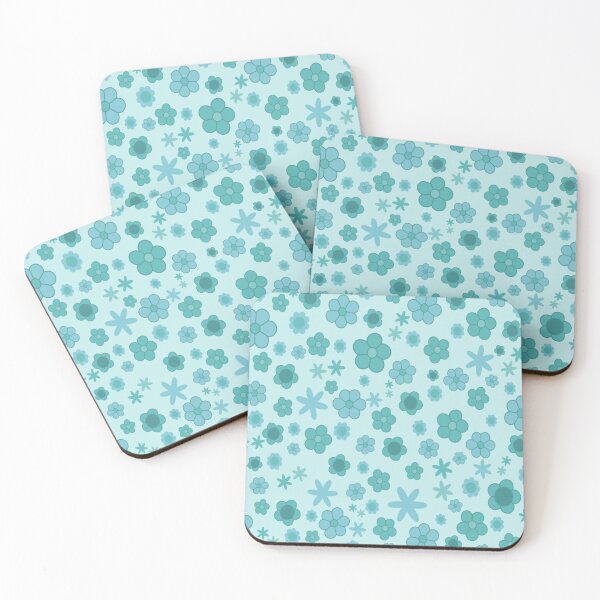 Item preview, Aesthetic Blue Floral Pattern designed and sold by tellurica.