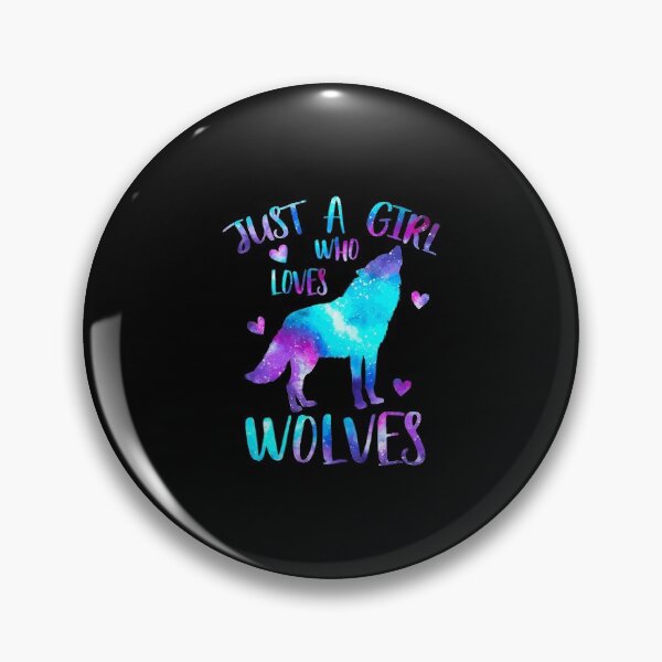 Item preview, Just A Girl Who Loves Wolves Galaxy Space Cute Wolf Gift designed and sold by beckergree.