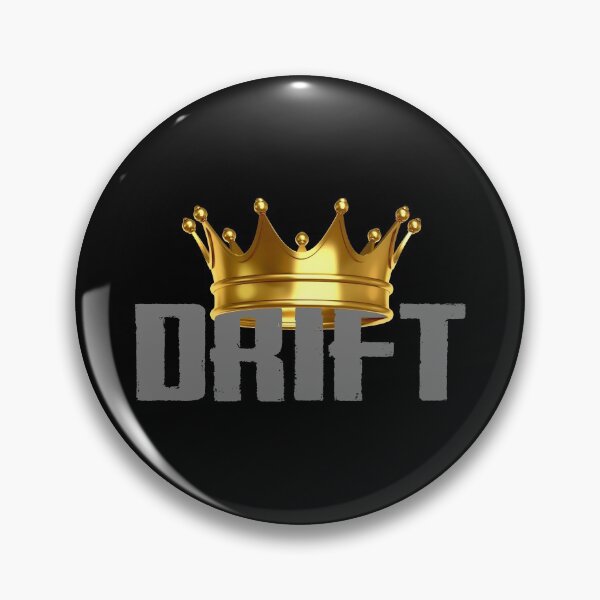 Item preview, Drift! Gold King Crown (On Black) designed and sold by epinkb.