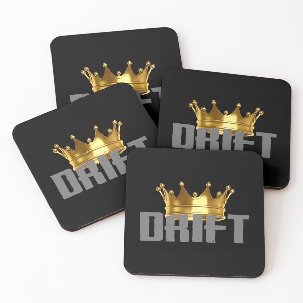Item preview, Drift! Gold King Crown (On Black) designed and sold by epinkb.