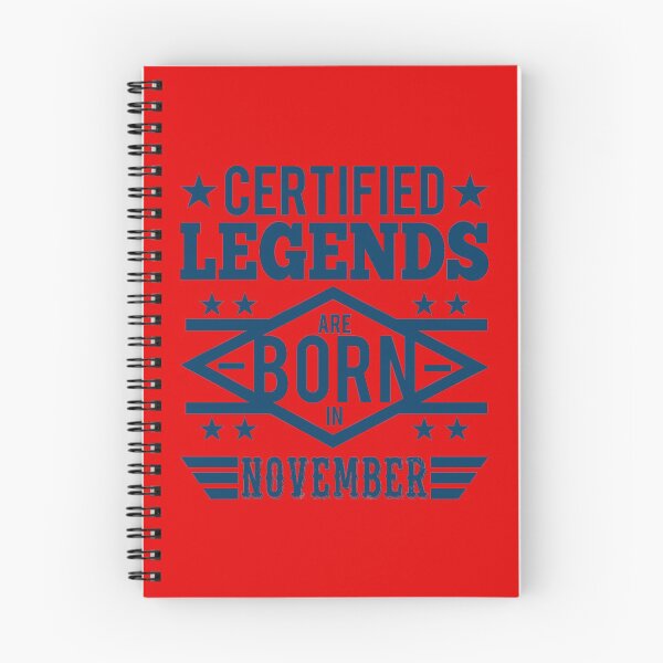 Item preview, Certified Legends are born in November designed and sold by PODapparel.