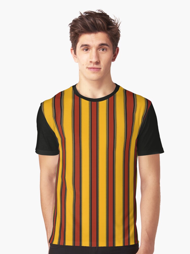 Fairground red & yellow vertical stripes | Socks