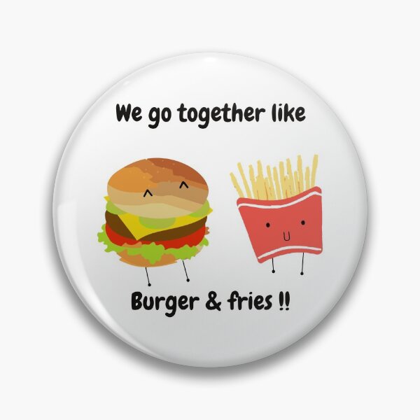 Item preview, Be like Burger & Fries designed and sold by Cr34tiveMerch.