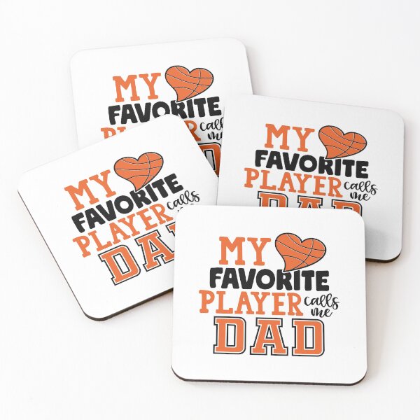 Item preview, My Favorite Player Call me Dad Basketball Repeat-basketball quote designed and sold by shivani21061993.