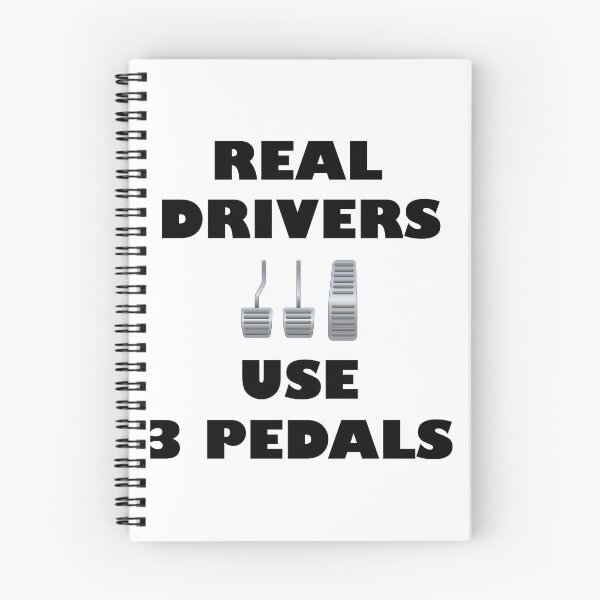 Item preview, REAL DRIVERS USE 3 PEDALS designed and sold by DomGDesign.