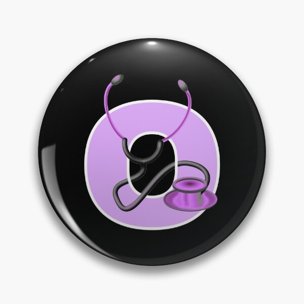 Item preview, md, doctor, letter o, alphabet designed and sold by doctors-apparel.