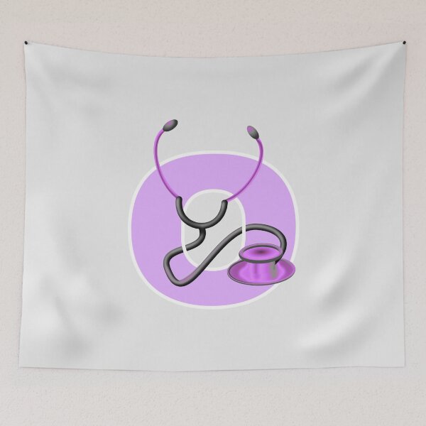 Item preview, md, doctor, letter o, alphabet designed and sold by doctors-apparel.