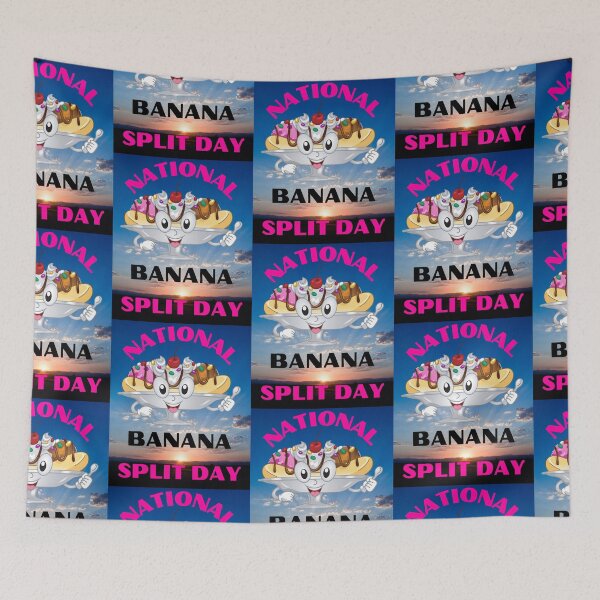 Item preview, National Banana Split Day designed and sold by WoodburyLake.