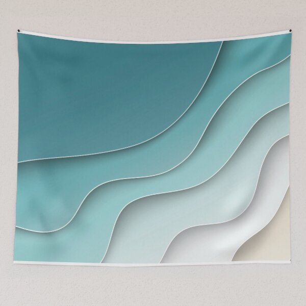 Item preview, Sea and Ocean paper waves  designed and sold by diPazzo.