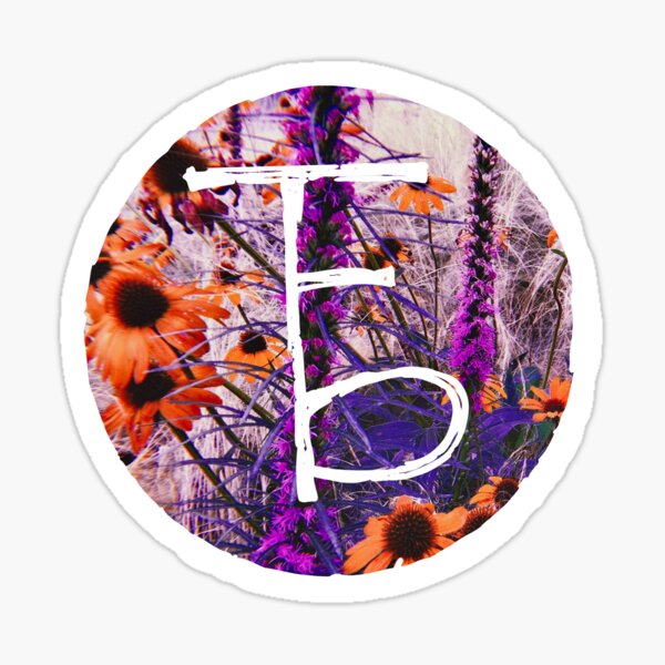 “TFB Floral Logo” Sticker for Sale by onisam | Redbubble