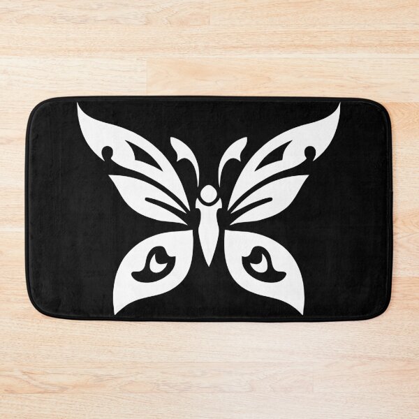 Item preview, White butterfly tribal tattoo designed and sold by Almusawwir.