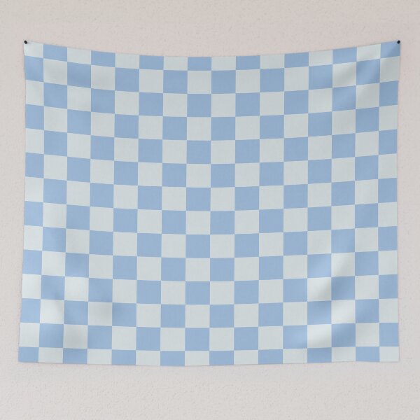 Item preview, Checkerboard Mini Check Pattern in Powder Blue Tones designed and sold by kierkegaard.