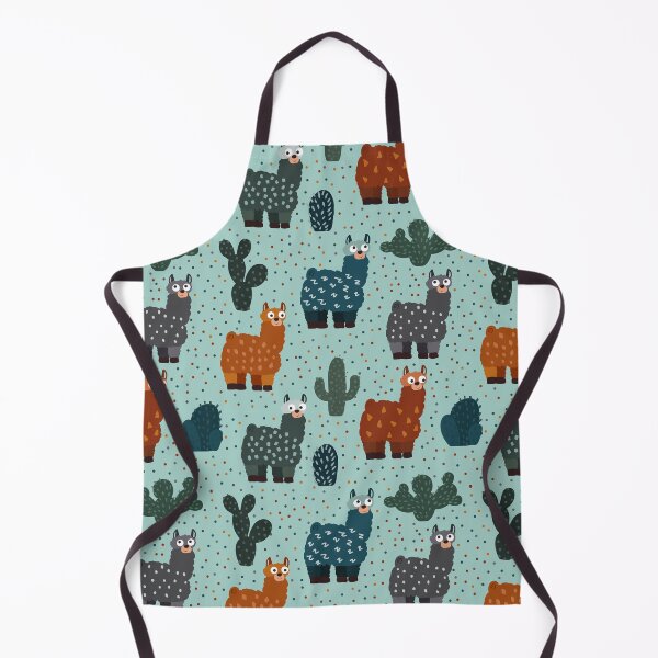 Item preview, Funny llamas among cacti designed and sold by Nadyafilin.