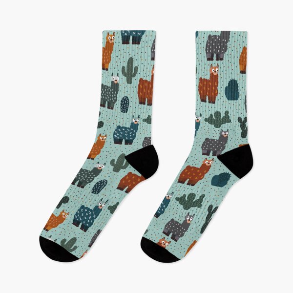 Item preview, Funny llamas among cacti designed and sold by Nadyafilin.