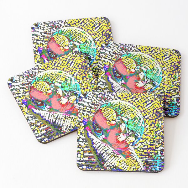 Item preview,   embryo dreams, in good hands, mosaic, abstract art designed and sold by Maria Mihailova.