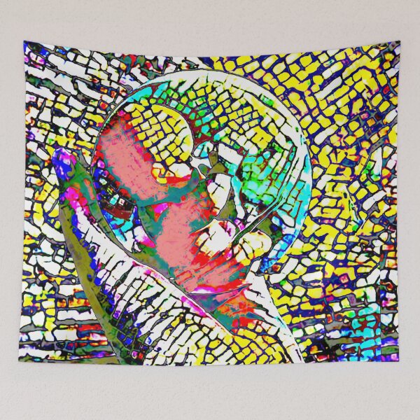 Item preview,   embryo dreams, in good hands, mosaic, abstract art designed and sold by Maria Mihailova.