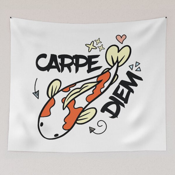 Item preview, Carpe diem - Motivational - Animal puns designed and sold by FunnyChameleon.