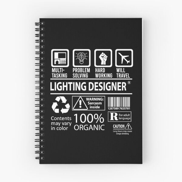 Item preview, Lighting Designer T Shirt - Multitasking Job Gift Item Tee designed and sold by zubakbrita.