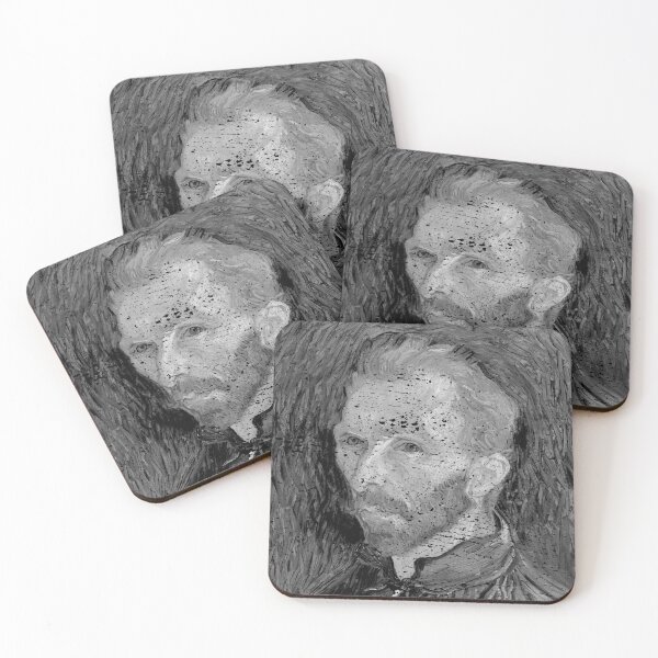 Item preview, Van Gogh (monochrome distressed design) designed and sold by siggyspatsky.