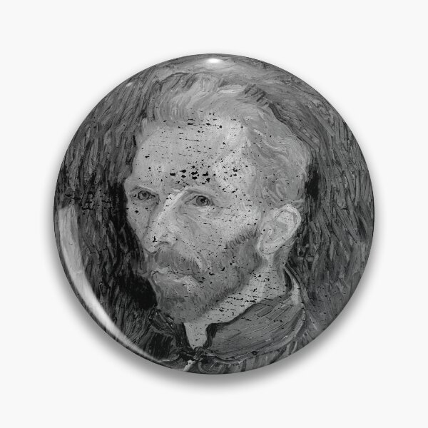 Item preview, Van Gogh (monochrome distressed design) designed and sold by siggyspatsky.