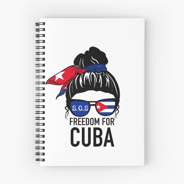 Item preview, Cuba Flag Messy Bun Hair Women Free Cuba SOS Cuba designed and sold by Mixture-DESIGN.