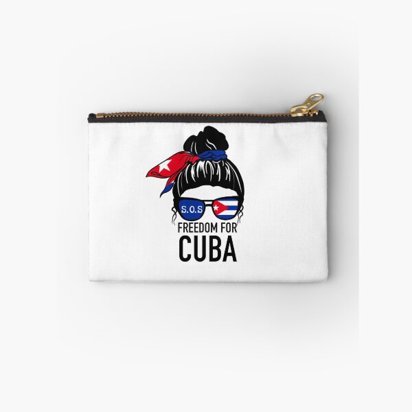 Item preview, Cuba Flag Messy Bun Hair Women Free Cuba SOS Cuba designed and sold by Mixture-DESIGN.