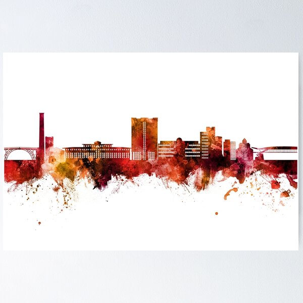Item preview, Telford England Skyline designed and sold by ArtPrints.