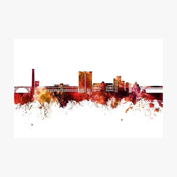 Item preview, Telford England Skyline designed and sold by ArtPrints.
