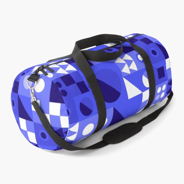Item preview, Blue and White triangle circle pattern designed and sold by Colandia.
