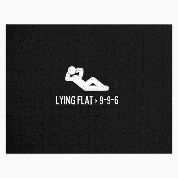 Item preview, Copy of Lying Flat/ Tang ping/ 躺平 > 9-9-6 v2 - sticker print designed and sold by ThousandAutumns.