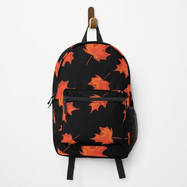 Item preview, Autumn Leaves Detail Pattern bright vibrant orange red leaves designed and sold by cutecrazytshirt.