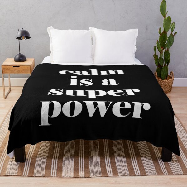 Item preview, Calm is a super power (white version) designed and sold by Diversity-illus.