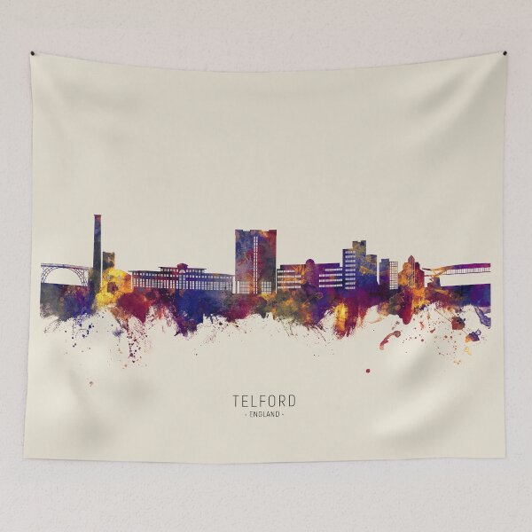Item preview, Telford England Skyline designed and sold by ArtPrints.