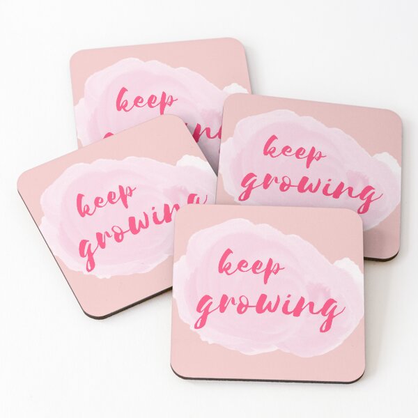 Item preview, "cute pink minimal quote illustration" designed and sold by tudoo.
